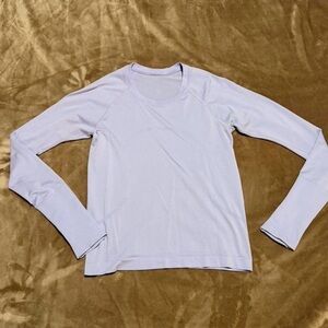 lululemon athletica Light Purple Long Sleeve Tee